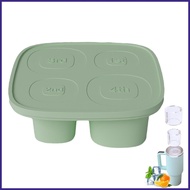 Cup Ice Mold Easy Release Ice Trays 4-Cavity Hollow Mould with Lid Making Container for Cup 30Oz-40o