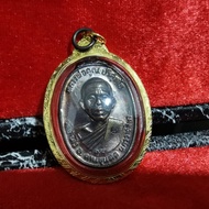 LP Koon Roon rian Pek Nam Et real gold casing 2536 Wat Banrai BE 2536 thai thailand amulet luang pho