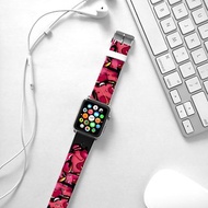 Apple Watch Series 1 , Series 2, Series 3 - Apple Watch 真皮手錶帶，適用於Apple Watch 及 Apple Watch Sport - Freshion 香港原創設計師品牌 - 色彩塗鴉圖案