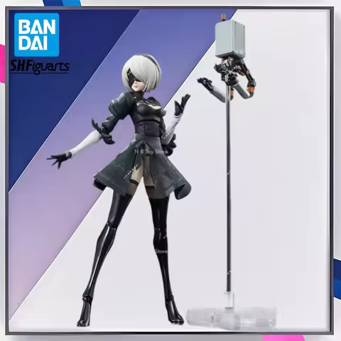 In Stock, S.H. Figuarts, SHF NIER: Autommi 2B, Finished Model, Children's Gift, Original, Collect Gi