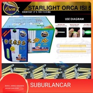 Starlet orca fishing rod 1 pack contains 5 fishing posts, fishing lights, fishing equipment, fishing