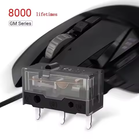 New Kailh GM 8.0 Micro Switch GM 4.0 GM2.0 Mouse Computer Left Right Micro Swicth Button Mice Gold