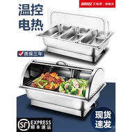 Hotel Electric Heating Buffet Warmer Buffet Stove Canteen Fast Food Buffet Warmer Basin Warmer Pot C