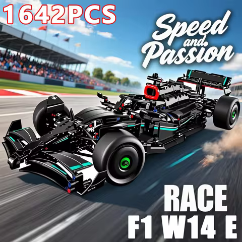 Technical 1642PCS F1 W14 E Performance 42171 Race Cars Building Sets Collectible Model Car Detailed