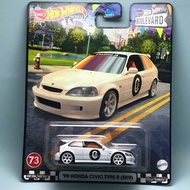 Xe mô hình Hot Wheels Premium BOULEVARD 99 HONDA CIVIC TYPE R (EK9)