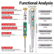 Electric Voltage Tester - Screwdriver Testpen FARADIC TESTER