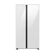 SAMSUNG 646L Refrigerator SBS -Auto Open Door White Glass RS80F65MNWME