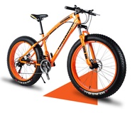 จักรยาน จักรยานล้อโต ขนาด 20 - 26 นิ้ว x 4.0 MOUNTAIN BIKE รุ่น GTWING ชุดเกียร์ 7 Sp ดิสเบรคหน้าหลัง  CJ