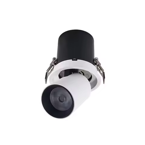 7W Stretchable LED Downlight Round Adjustable Recessed LED Ceiling Spot Light Indoor Kitchen Living 