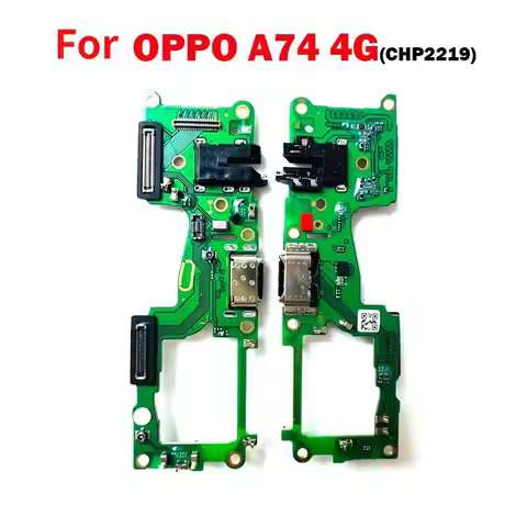 For OPPO A74 4G USB Charging Port Dock Connector Charger Board Microphone Module Flex Cable