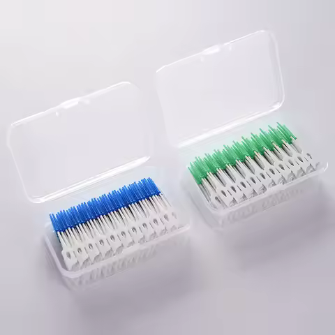Silicone Interdental Brushes Super Soft Dental Cleaning Brush Teeth Care Dental floss Toothpicks Ora