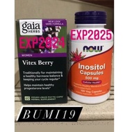 Vitex Berry Gaia Herbs 60 PCOS inositol 500mgprogram hamilhormon