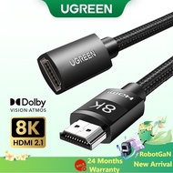 UGREEN Extension Cable HDMI 2.1 Cable for PS5 GoPro Hero 8 8K/60Hz 4K/120Hz Ultra High-Speed 48Gbps eARC HDCP 8K Cable HDMI 2.1