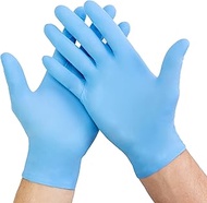 Style Setter Powder-Free Nitrile Disposable Exam Gloves, Industrial Medical Examination, No Latex Rubber, Non-Sterile, Food Safe, Textured Fingertips, Ultra-Strong, Pack of 1000, Blue-Size Medium
