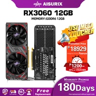 AISURIX RTX3060 12GB Graphics Card Nvidia gpu GDDR6 For Gaming Working High Performance