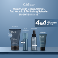 [PRE ORDER : KAHF BUNDLE 4IN1 PAKET PERAWATAN WAJAH] Paket Face Care Expert Complete Kit (Face Wash 