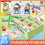 99pcs Crayon Shin-chan Cards Rare FP/HR/AR Flash kad Time 2nd Bomb ramadan gift