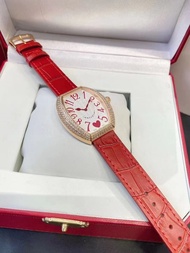 เพชรเต็มนาฬิกาผู้หญิงอังกฤษแฟชั่น FM Frank Muller หัวใจผู้หญิงโรแมนติกและสง่างามซีรีส์ HEART