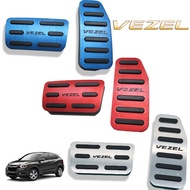 For Honda Vezel RU 2016-2019 No Drill Anti Skid Sports Pedal Gas &amp; Brake Pedal Cover Auto styling