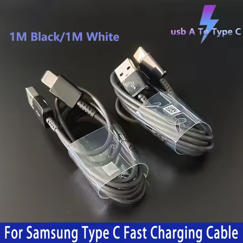 Samsung Original 15W USB Type C Data Cable Fast Charging Kable For Galaxy S10 S9 S8 Note10 9 A12 A13