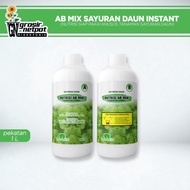 Ready Nutrisi Hidroponik Ab Mix Sayuran Daun 1 Liter Cair