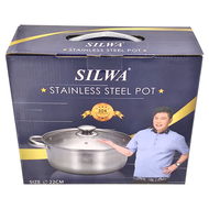 SILWA 西華名鍋 304不鏽鋼湯鍋 直徑22cm  ESW-022ST-4  1個
