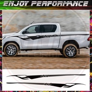 Car Stickers  Toyota Hilux VW Amarok Nissan NAVARA d F150 4x4 Pickup Tuning Accessories Door Sport L