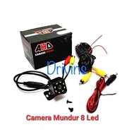UNIVERSAL 8 LED CAR REVERSE CAMERA Dashcam Kereta Reverse Camera HD Night Vision