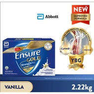 ENSURE GOLD (VANILLA) - COMPLETE NUTRITION POWDER 2.22KG