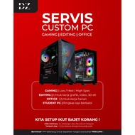 Servis Custom PC | Gaming, Editing, Office | Bajet Ikut Anda