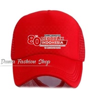 TOP HAT TRUCKER DIRGAHAYU INDONESIA NUSANTARA NEW INDONESIA MAJU 80 YEARS