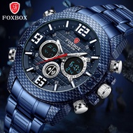 Foxbox / liger new quartz electronic double display watch multifunctional electronic watch waterproo