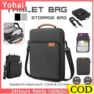 Tablet Crossbody Bag 9-11 inch Waterproof Tablet Sleeve for Up to 12.9 Inch New iPad Pro,Macbook Air