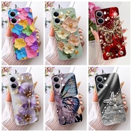 For Vivo Y05 Y11d 2026 New Elegant Flower Butterfly Pattern Phone Case Vivo Y11D Y05 4G Soft Silicon