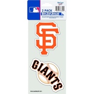 Win-Craft,Inc-McArthur San Francisco Giants Decal 4x4 Perfect Cut Set of 2
