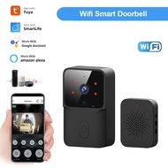 Hot Tuya video doorbell wireless HD camera WiFi PIR motion detection IR alarm security smart home se