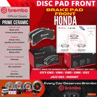 Brembo Front Brake Pad P28050N Honda City TMO GM6 T9A Jazz Prime Ceramic 100% Original