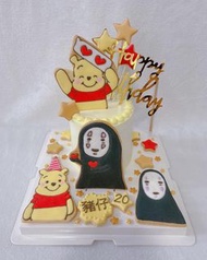 Winnie the Pooh蛋糕*小熊維尼蛋糕*無面男蛋糕*千與千尋無面男* 4/5/6/8吋曲奇蛋糕*曲奇蛋糕*忌廉蛋糕*卡通蛋糕*海綿蛋糕*自訂蛋糕*卡通蛋糕*生日蛋糕*戚風蛋糕*鮮忌廉蛋糕*朱