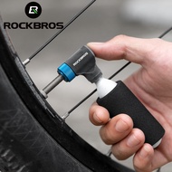 【CO2 Not Included】ROCKBROS CO2 Bike Pump Schrader Presta Adapter Bike Inflator Aluminum Tire Tube Mi