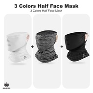 SOLOEVER Half Mask UPF50+sports โม่ง ผ้าคลุมหน้า ผ้าบัฟกันแดด กันรังสียูวี หมวกกันแดด หายใจ ผ้าปิดหน