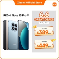 New REDMI Note 15 Pro 5G Smartphone | 8GB+256GB, Massive 6580mAh battery, Corning® Gorilla® Glass Vi