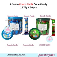 Halal Afresco Choco / Milk Cube Candy 13.75g X 30pcs SC