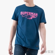 DOSH MENS T-SHIRTS SUPERMAN เสื้อยืดคอกลมผู้ชาย DSMT5211-NV (XS-2XL)