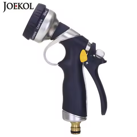 Zinc Alloy 8 Function Garden Water Sprayers For Watering Lawn Spray Water Nozzle Car Washing Cleanin
