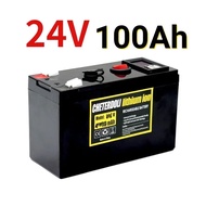 New brand 24V Battery 100Ah 18650 Lithium Rechargeable Solar Energy Electric Vehicle Battery 25.2v 2