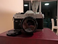 Canon FTb 35mm Film Camera with Canon FD 50mm f/1.8 Lens