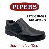 PIPERS Original Genuine Leather Formal Shoes Men Business Shoes Office Shoes Kasut Pejabat Hitam Lel