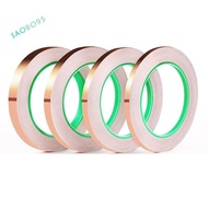 Copper Foil Tape Conductive Copper Tape Suitable for Stained Glass 4 Sizes (0.2/0.24/0.3/0.4 Inches)