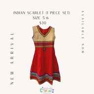 Local Seller Indian Kurti Deepavali Girls Diwali Kids Costume Traditional Racial Harmony Ethnic Dres