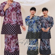 Baju Kurung budak CINDAI KIDS by ATHIFA AZZAHRAH Riau Batik COTTON IRONLESS  baju kurung budak royal